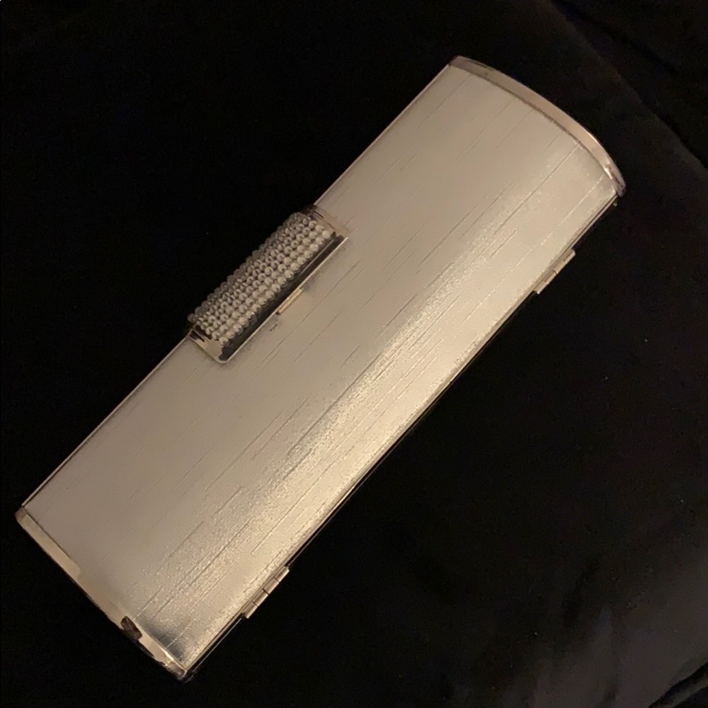 Silver Clutch Purse